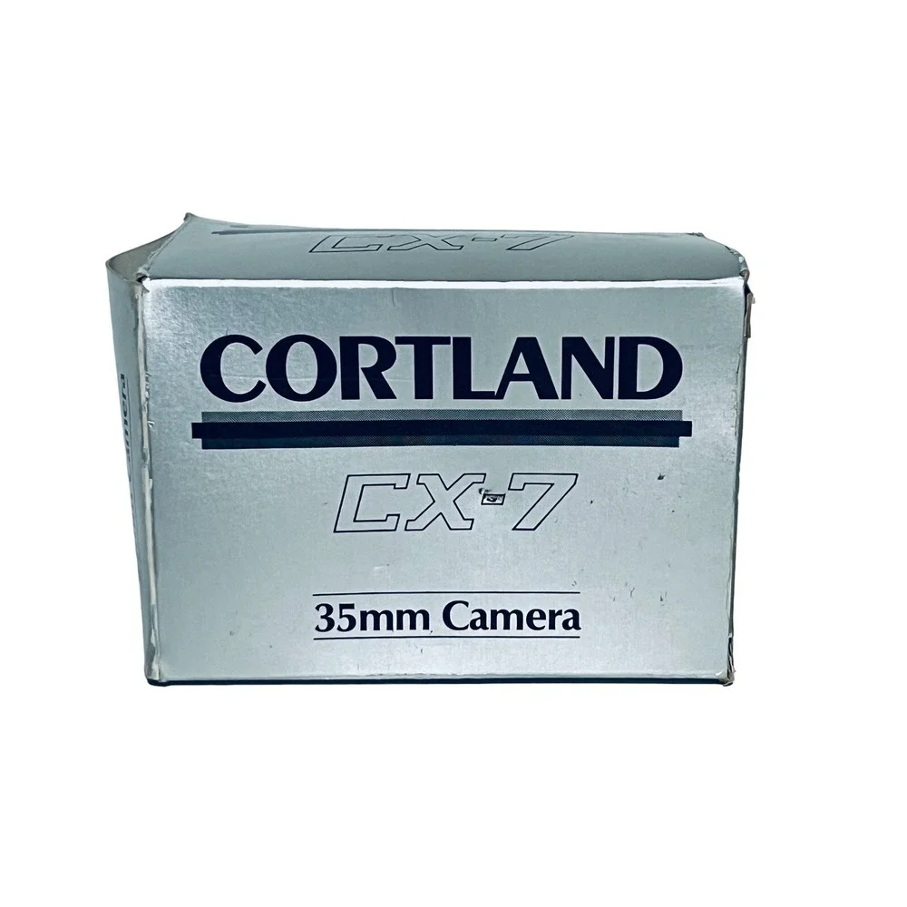Cortland CX-7 35mm Film Camera With Original Case, Box, and Manual Vintage